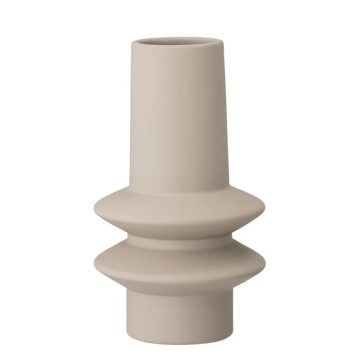 Bloomingville - Isold Vase, Ø 12,5 x H 22 cm, natur