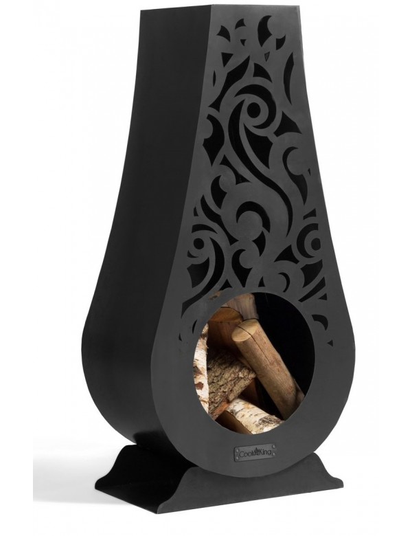 Cheminée d’extérieur en acier hawana 50x33x108 cm