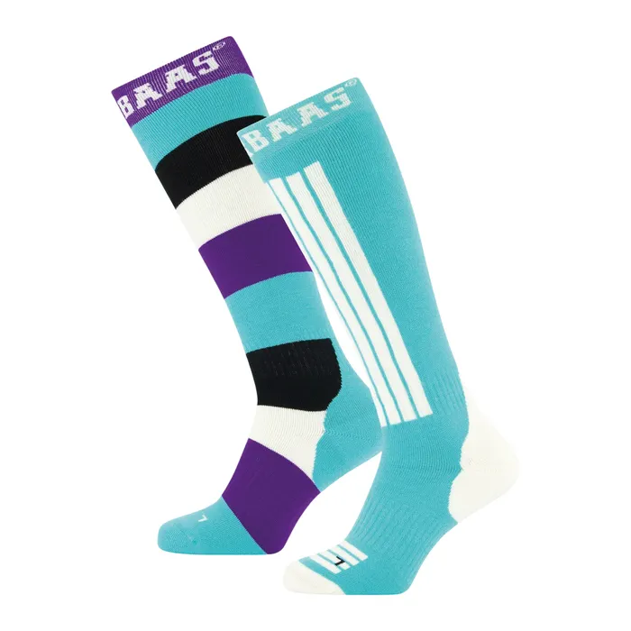Poederbaas Striped Skisokken (2-pack)
