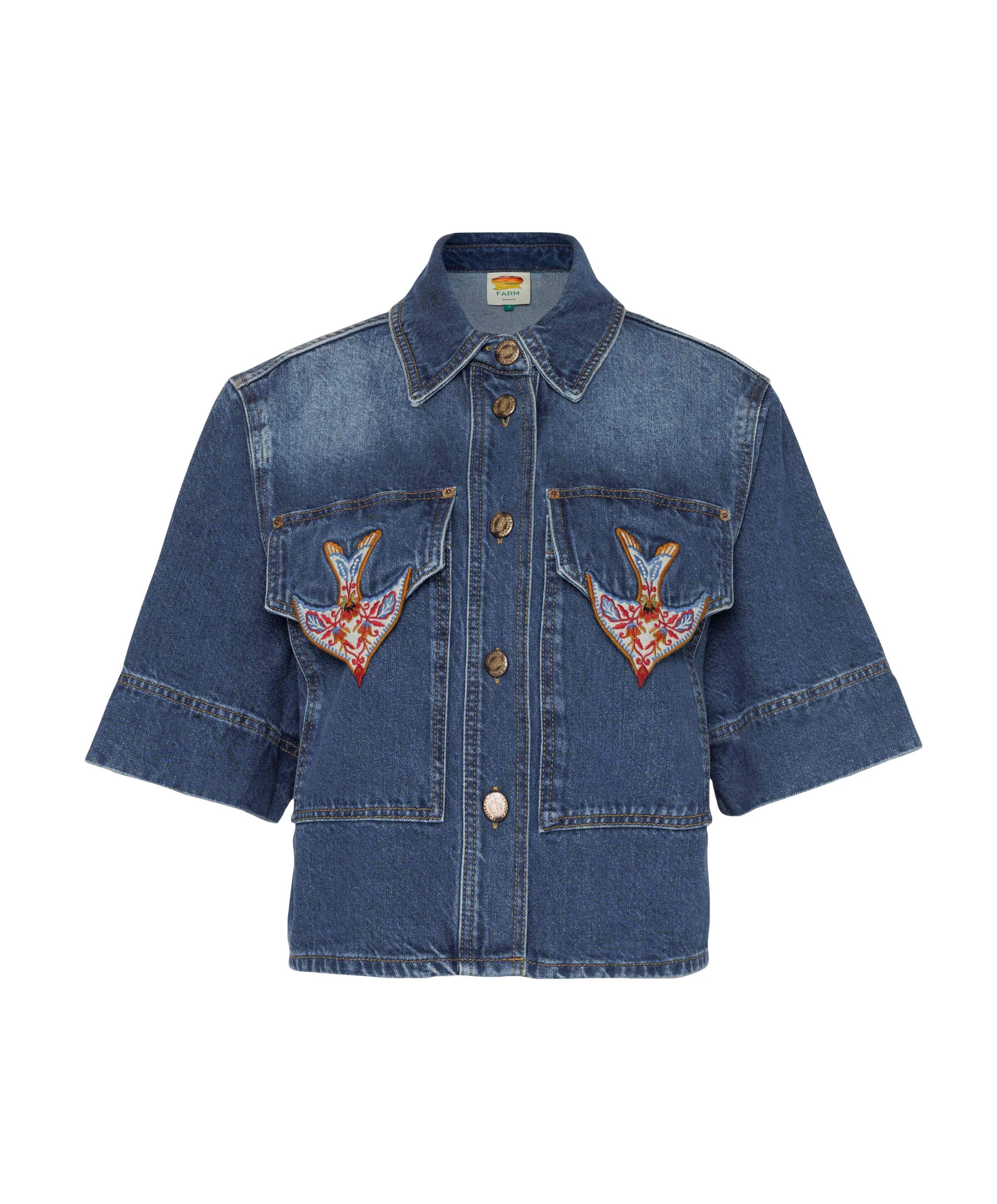 FARM Rio Dames blouse blauw