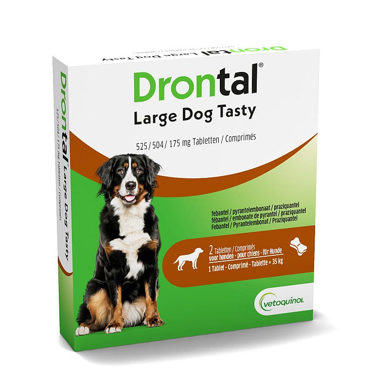 Drontal Large Dog Flavour Tasty Ontwormingstablet Grote Hond