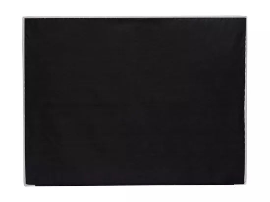 Tête de lit en tissu effet velours beige L160 cm AVAH