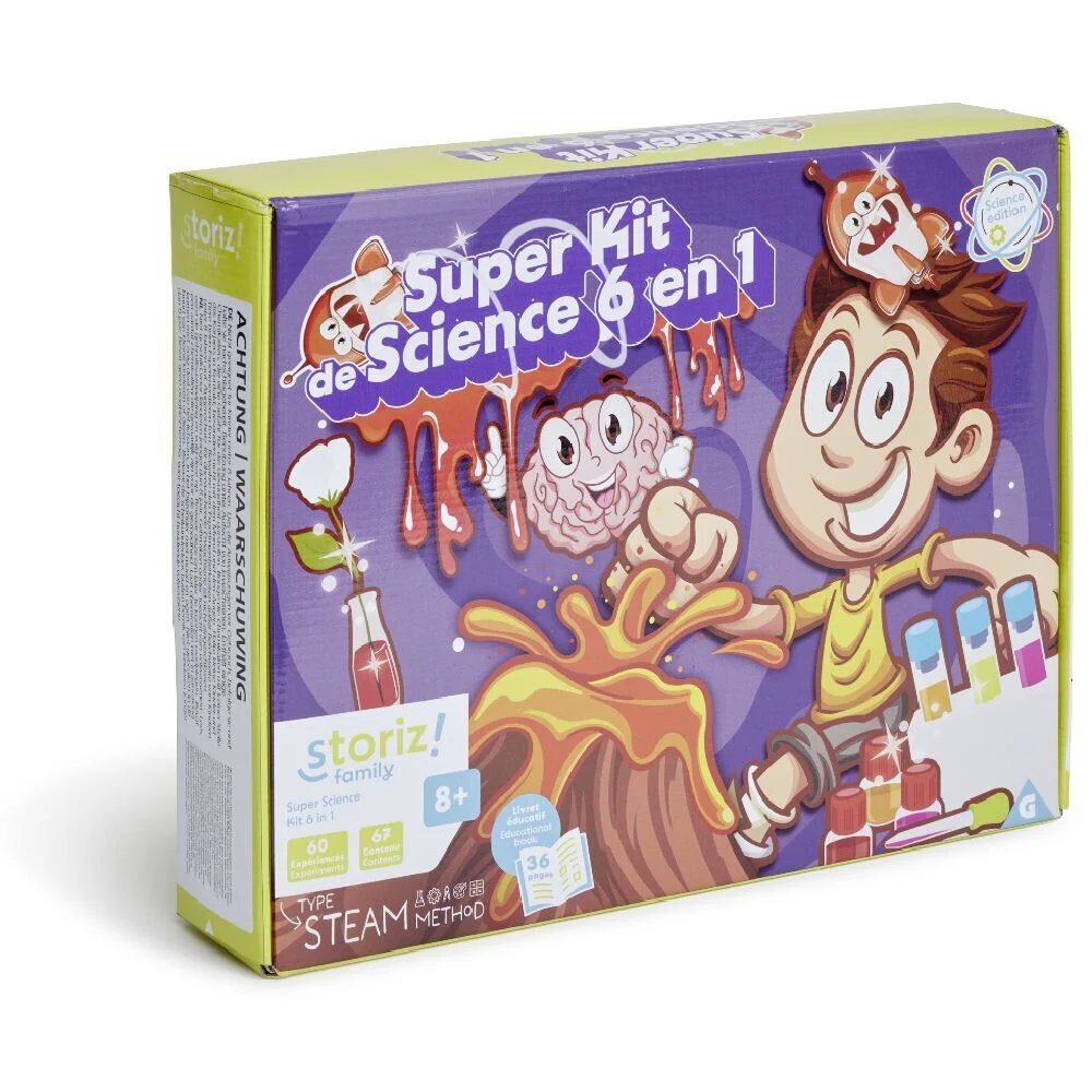 Jeu super kit science 6-en-1