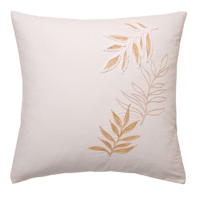 Linge de lit coton lavé, brodé et tufté