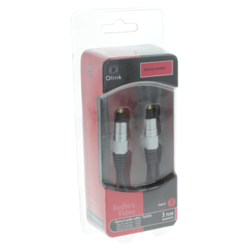 Q-Link optische kabel toslink 2 meter blauw