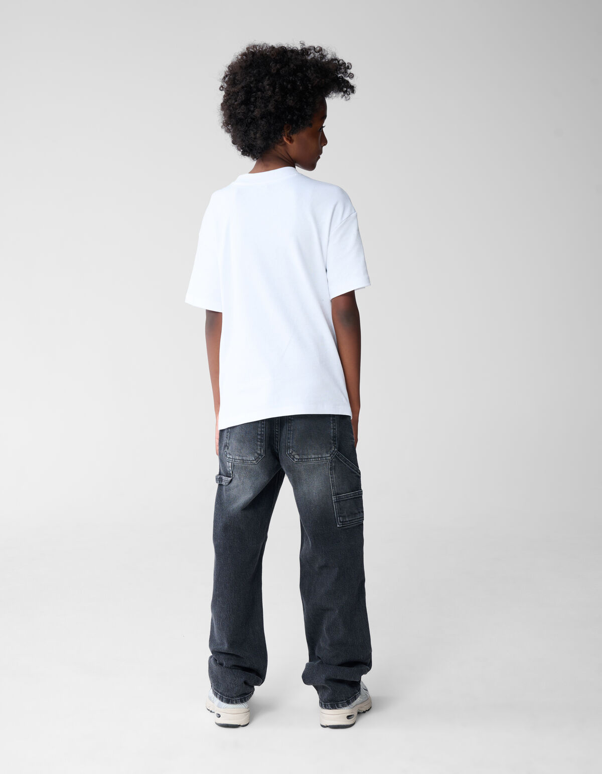 Carpenter Baggy Fit Jeans Donkergrijs