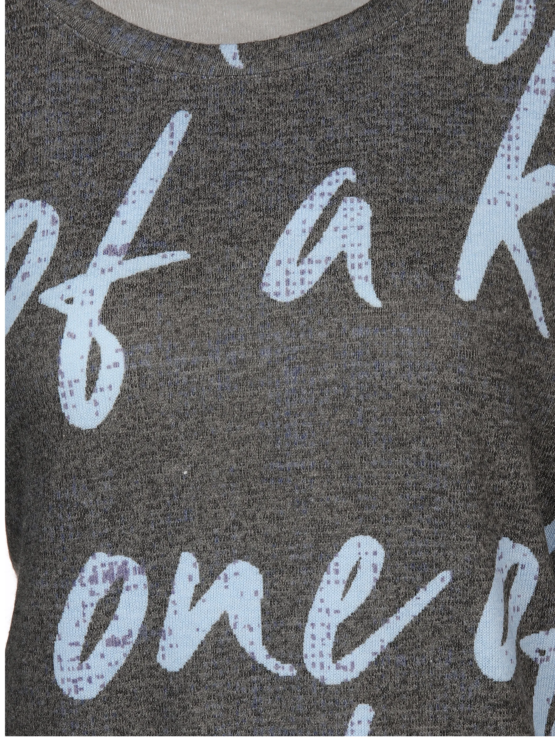 Damen Print Flauschshirt
