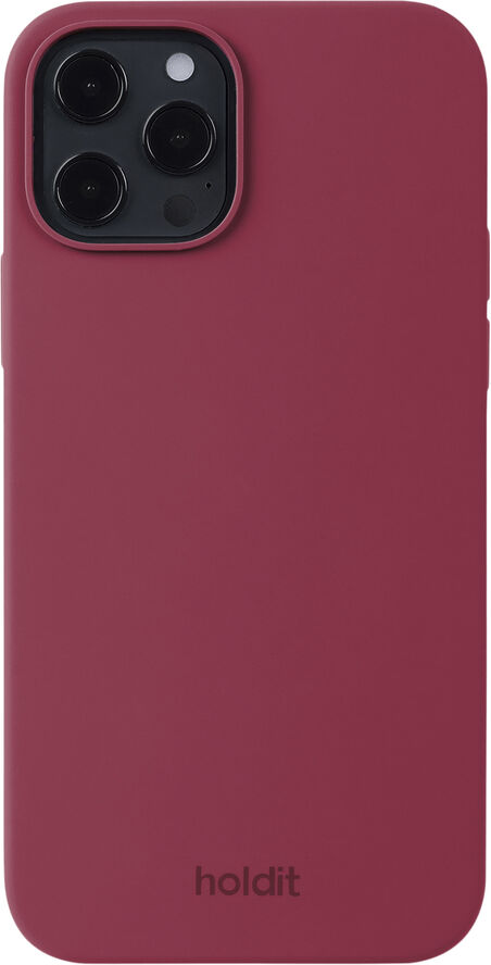 HoldIt Silicone Case iPhone 12/12 Pro Bordeaux