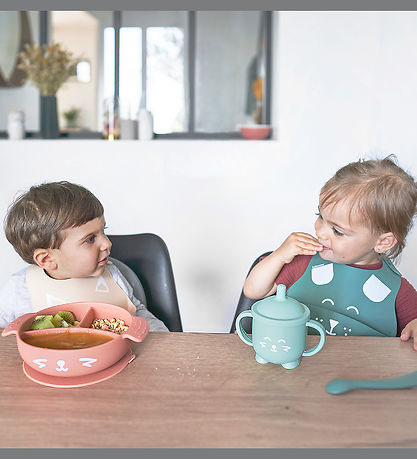 Babymoov Spises?t - 4 Dele - Learn'isy - Rose m. Print