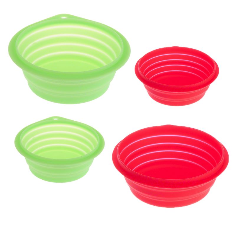 Gamelle de voyage pliable en silicone