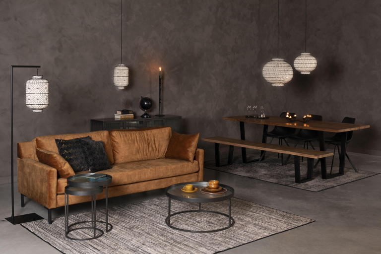 Dutchbone Rugged vloerkleed 170x240 licht