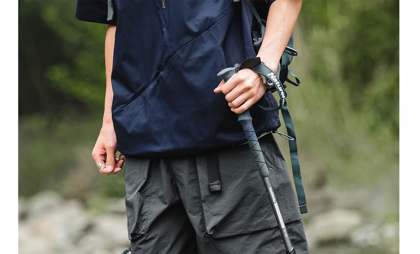 DuckleBeam - Mid Rise Plain Cargo Shorts