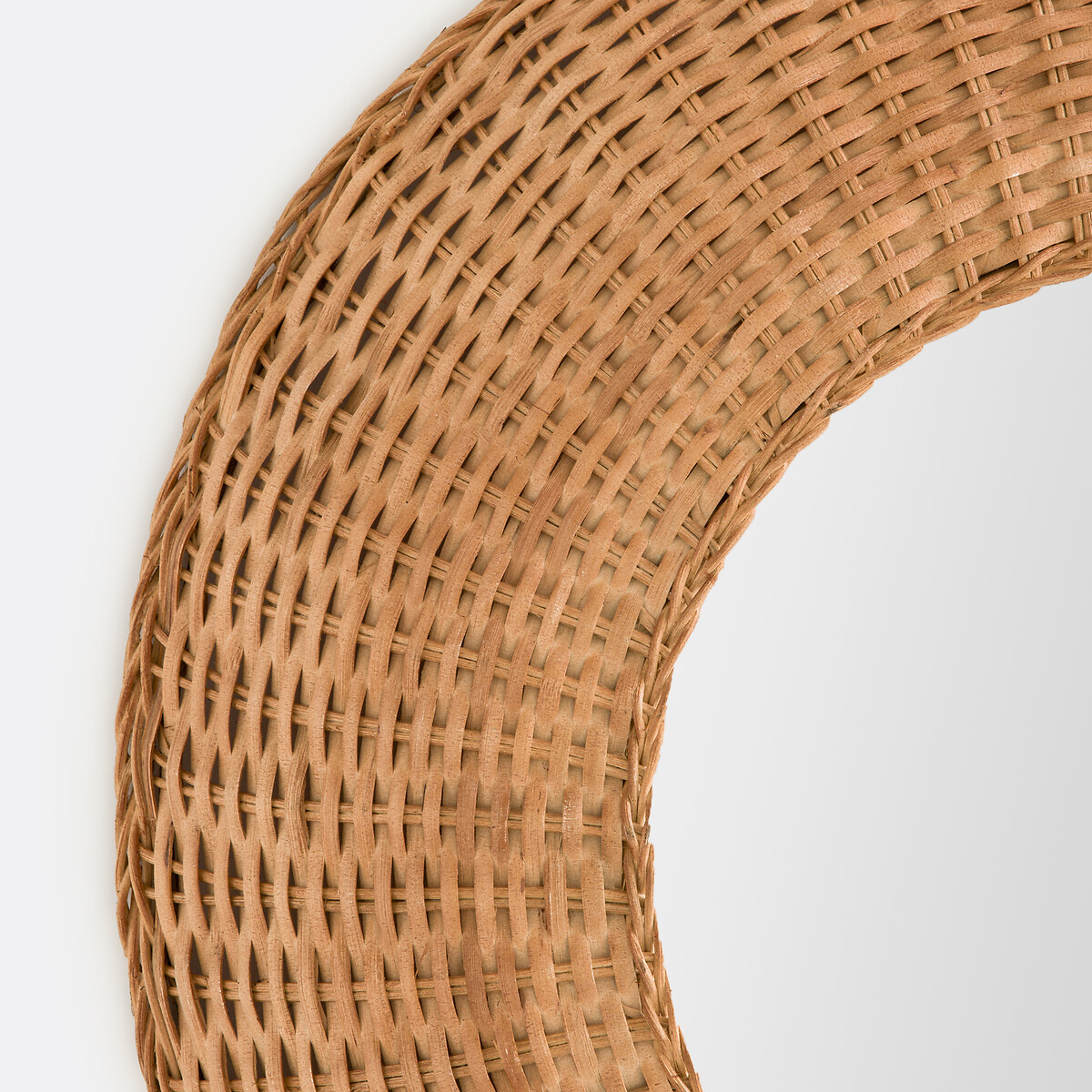 LA REDOUTE INTERIEURS<br>Espelho redondo abobadado em rattan ø60 cm, Naria