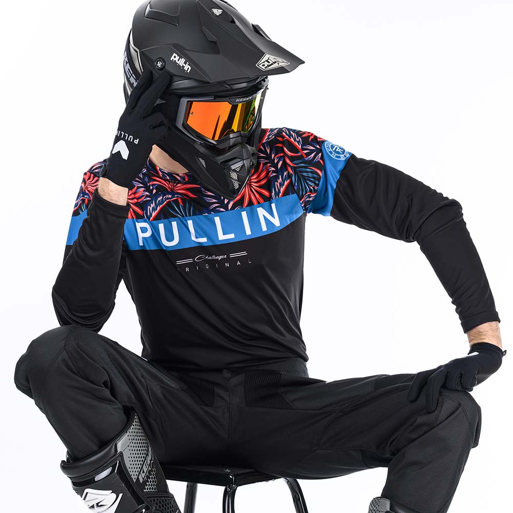 pull-in - Maillot Original Boat Noir / Bleu / Rouge