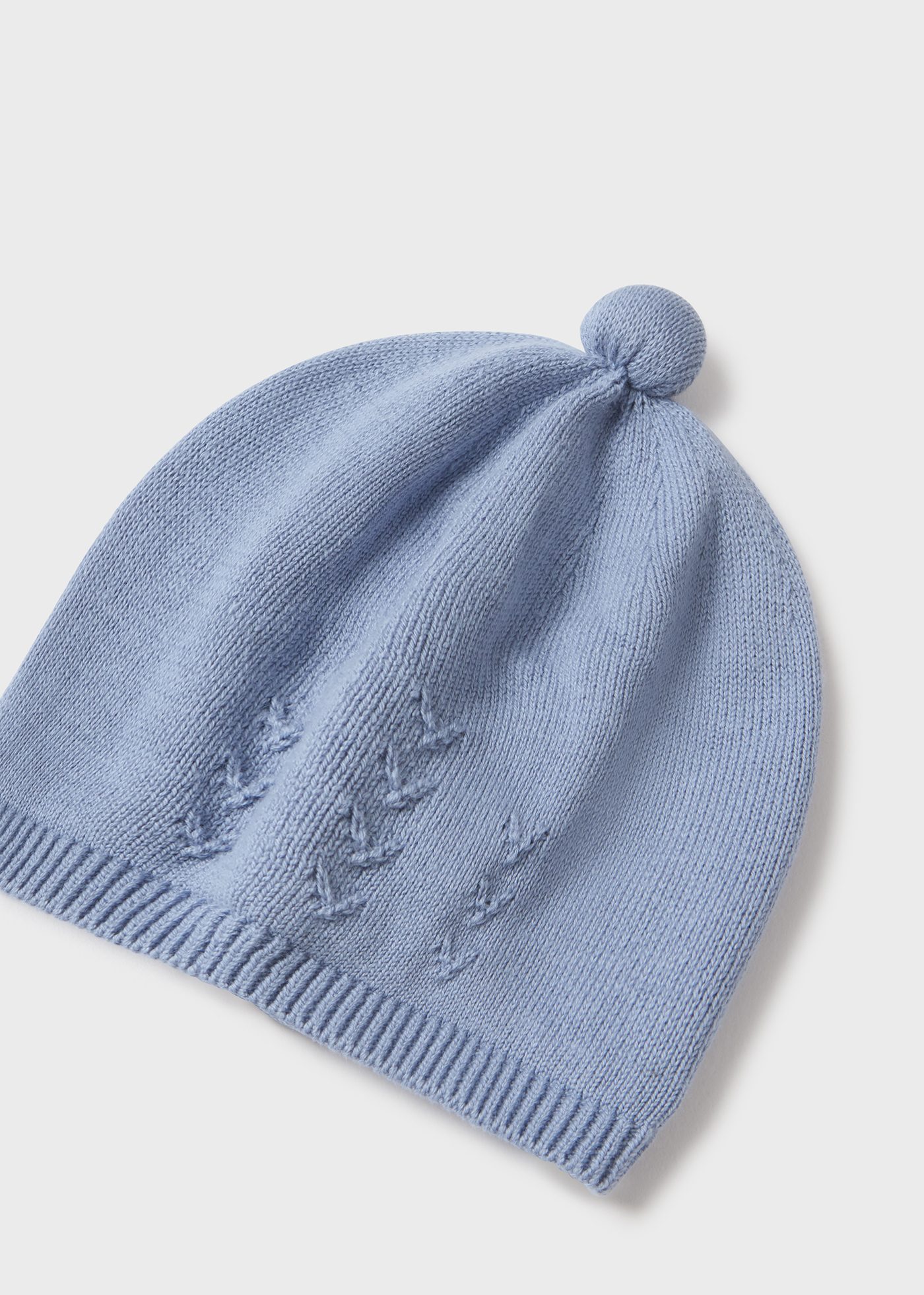 Gorro de malha Better Cotton para recém-nascidos, branco-creme