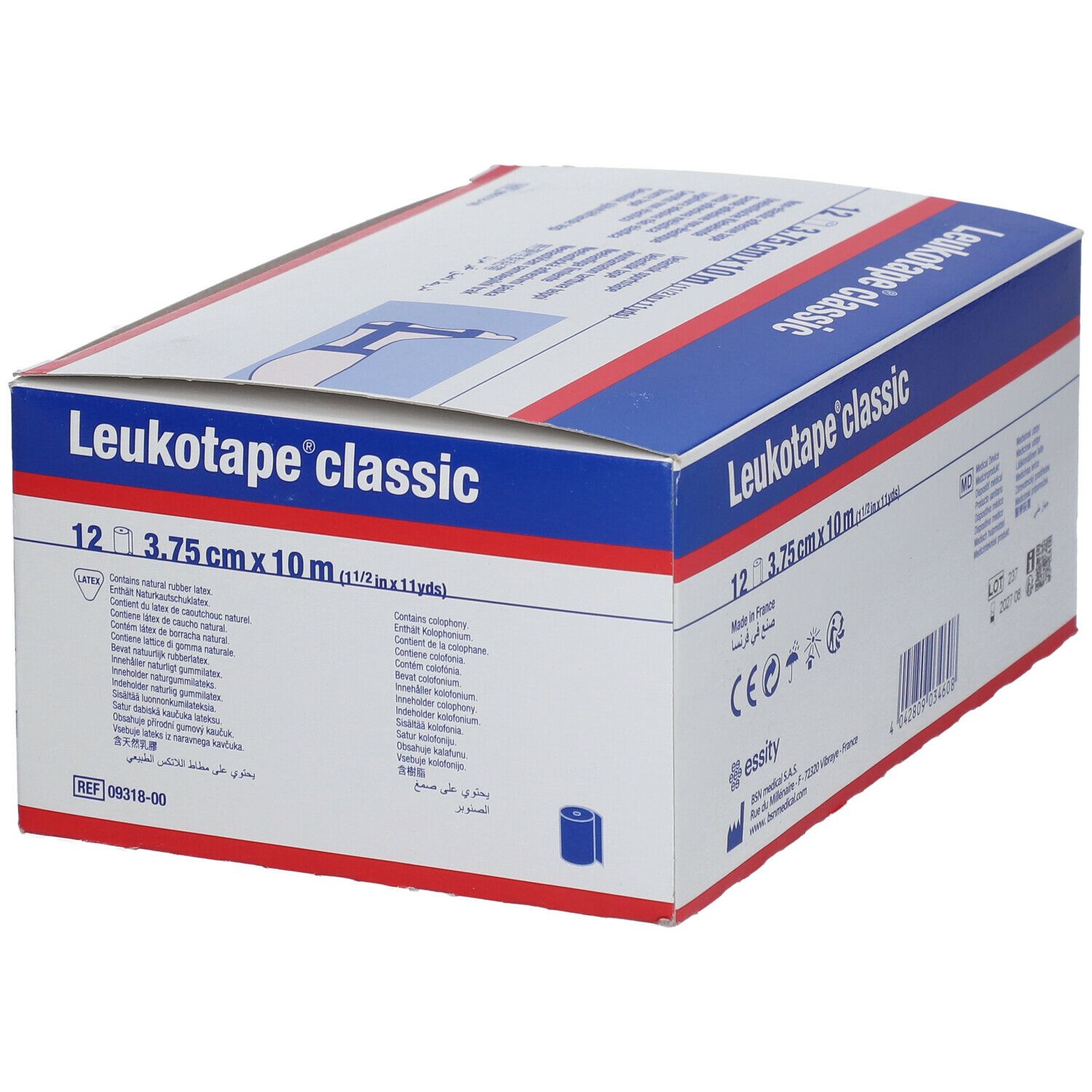 Leukotape® Classic 3,75 cm x 10 m blau