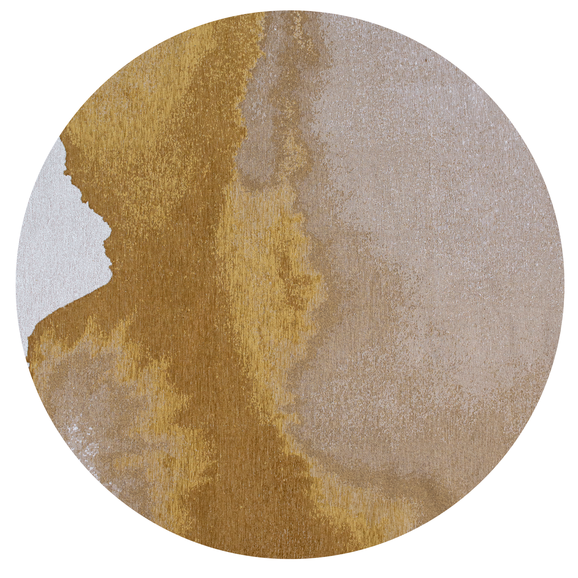 Ecorugs vloerkleed Lagoon yellow ∅ 240 cm