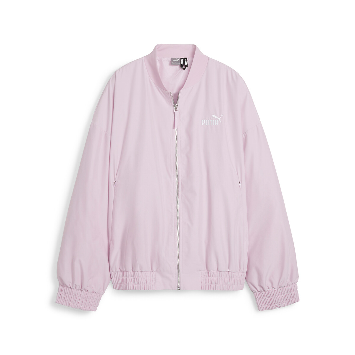 Jaqueta PUMA com zíper, estilo teddy