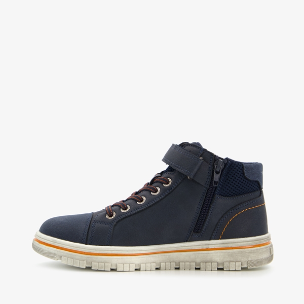 Blue Box hoge jongens sneakers blauw