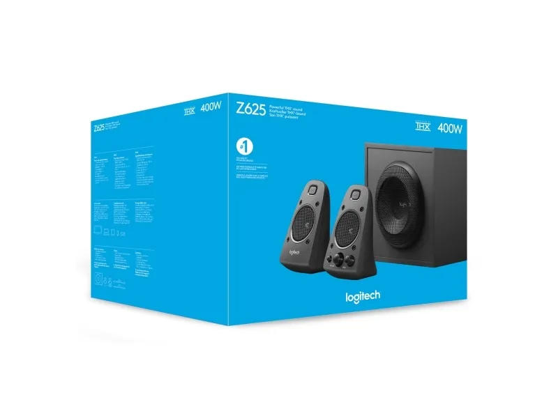 Logitech Z625 - Højttalersystem - 2.1-kanal - 200 Watt (Total)