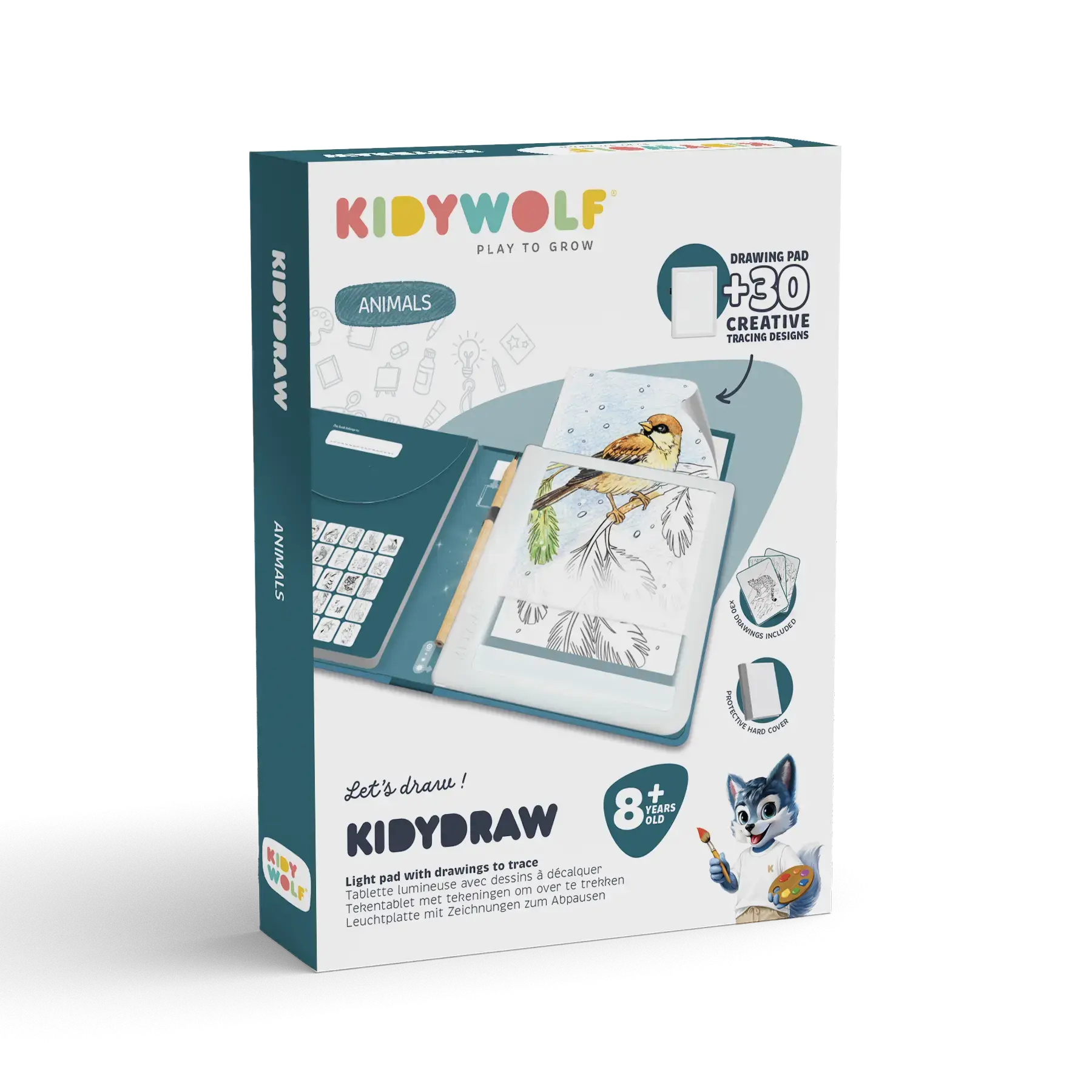 KidyWolf Kidywolf Kidydraw -PAD-dieren-8+