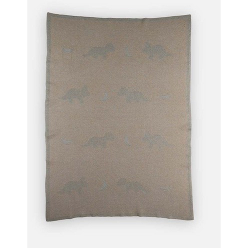 Couverture tricot 75x100 cm bio Tiga Stegi & Ops - NOUKIE 'S