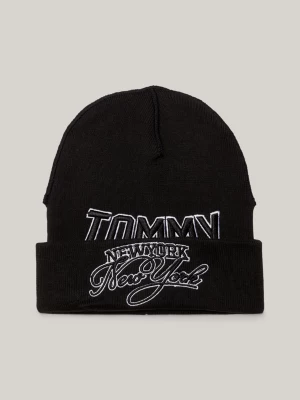 Gorro de malha bordado de Nova York