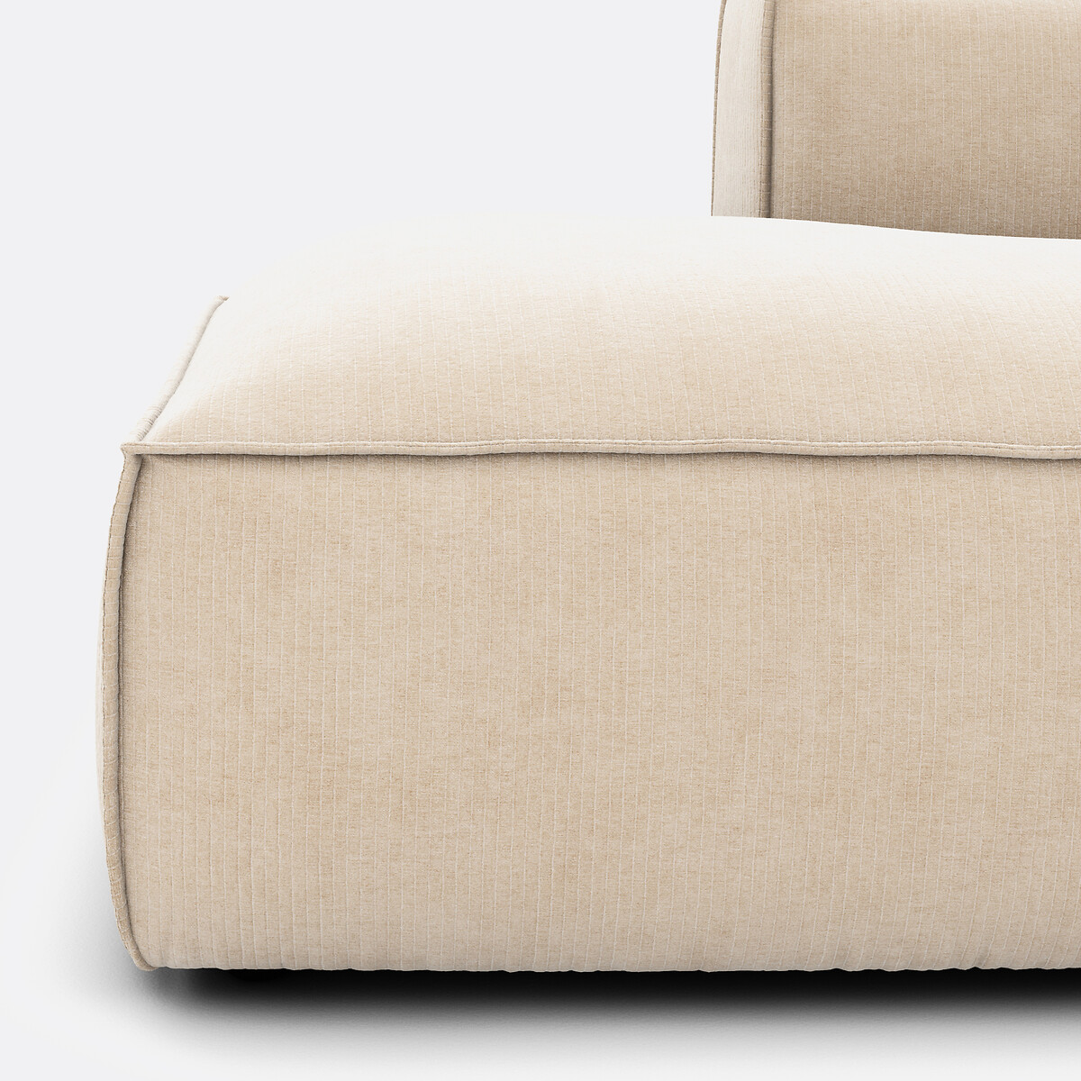 LA REDOUTE INTERIEURS<br>Sofá de 4 peças esquerdo veludo Vintage Seven
