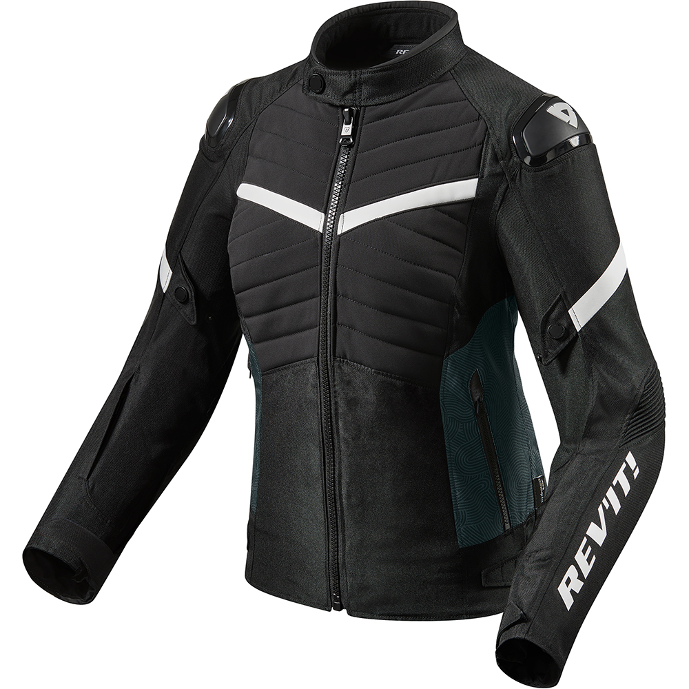 Rev'it - Blouson Arc H2O Ladies Noir / Blanc / Bleu