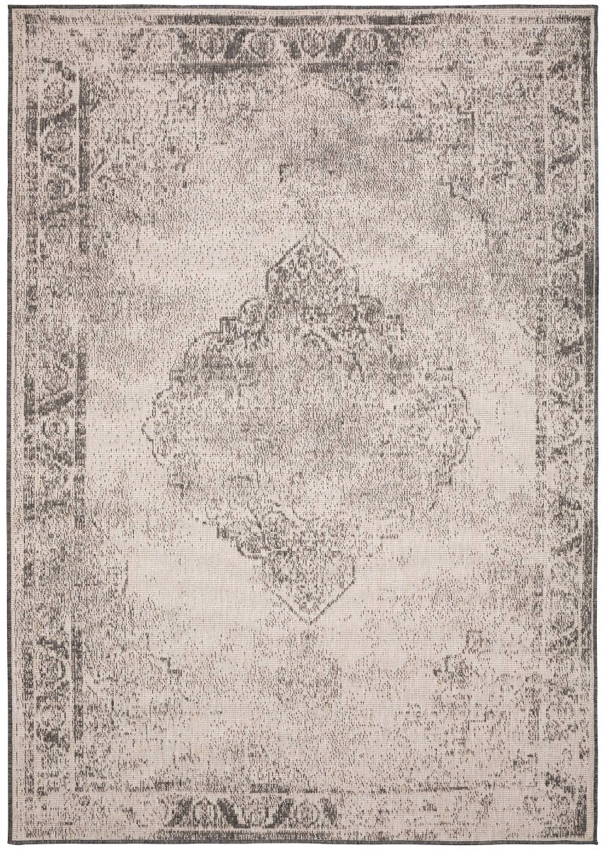 Buiten vloerkleed Sage - Grijs - dubbelzijdig - EVA Interior