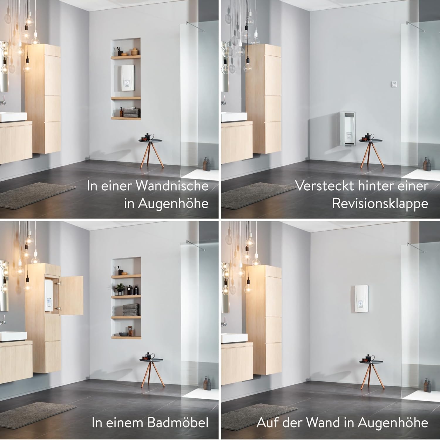 CLAGE DSX Touch vollelektronischer Hightech Durchlauferhitzer, 18-27kW, Touchdisplay, ECO-Mode, Fernbedienung+WLAN+Bluetooth, Automatikmodus, immer gradgenau 20-60°C, VDE-GS geprüft