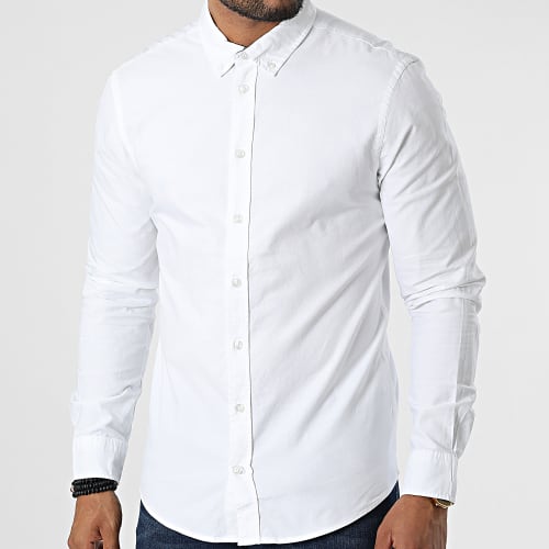 Chemise Manches Longues Bhnail 20709454 Blanc