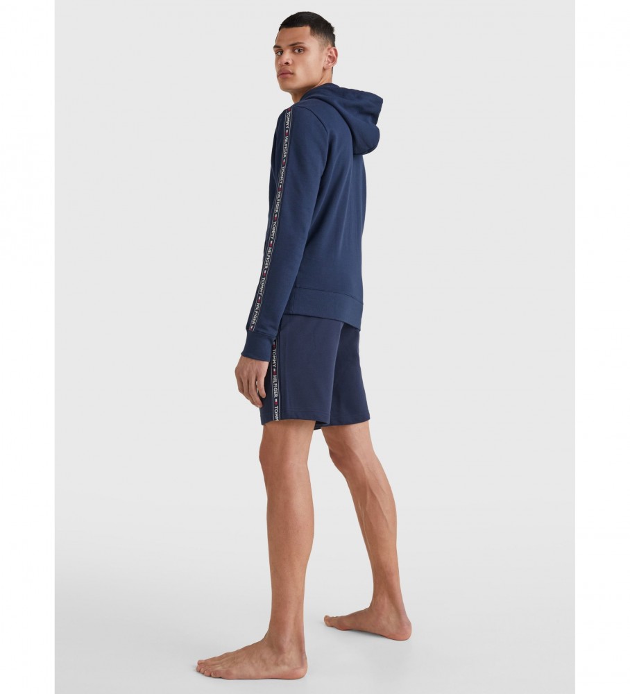 Moletom Tommy Hilfiger HWK de manga comprida, azul marinho