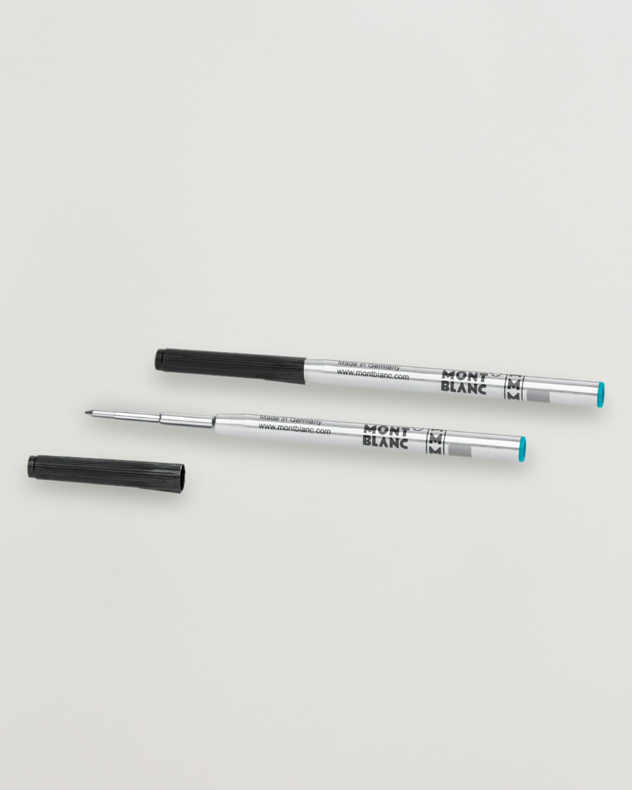 Montblanc 2 Ballpoint Pen Refills Barbados Blue