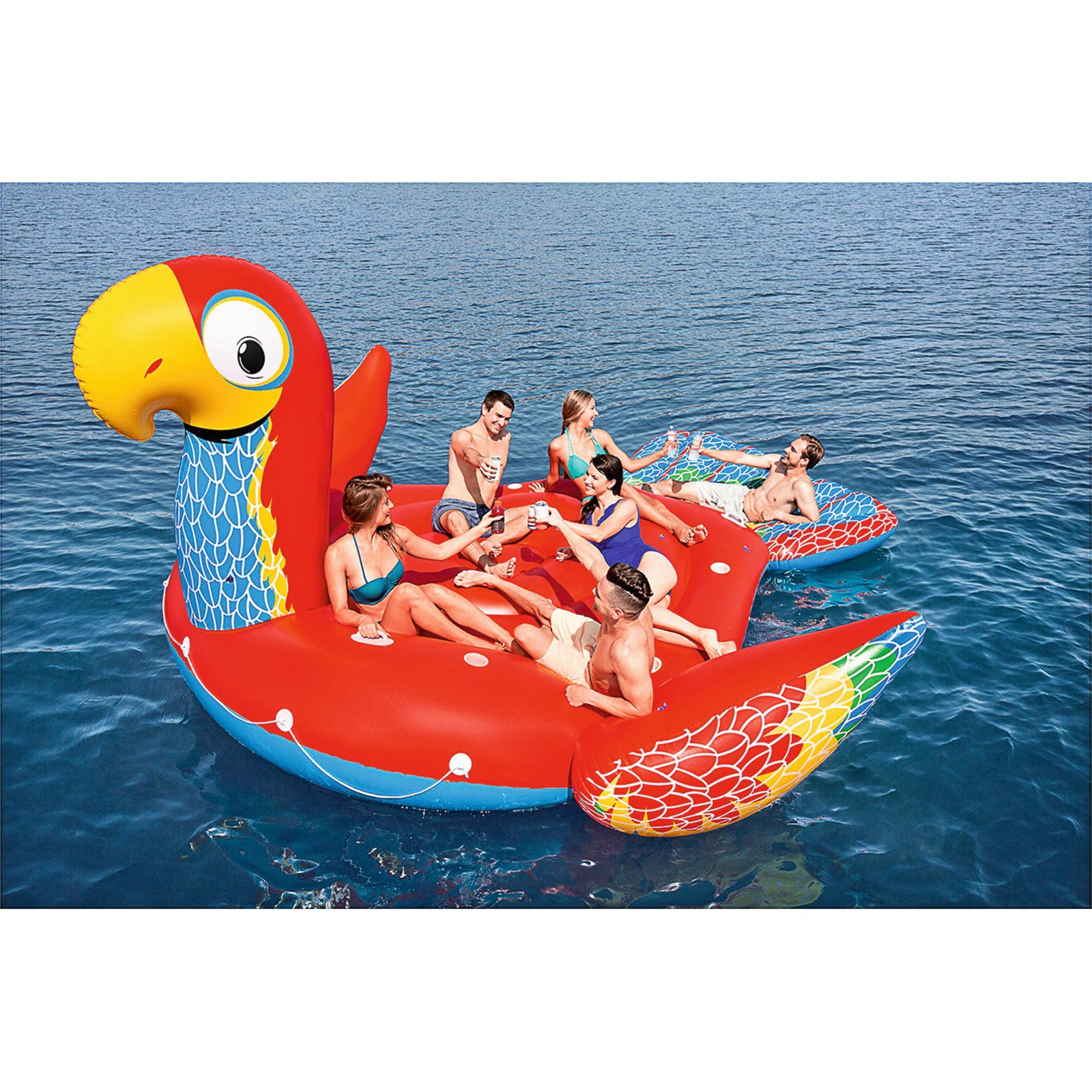 Bestway Giant Papagei Island 500x327cm