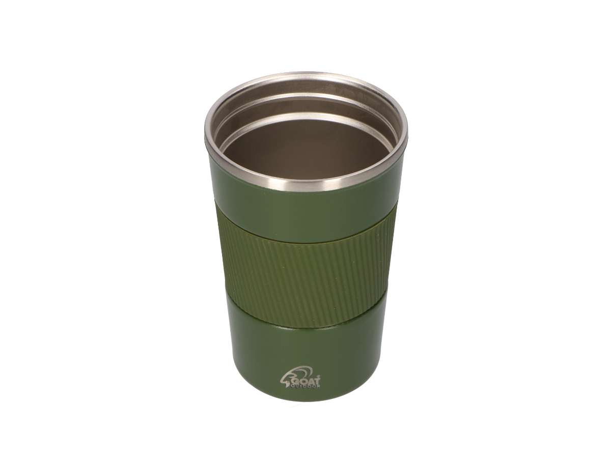 GOAT Outdoor 380 ml RVS Koffiebeker to go - Groen