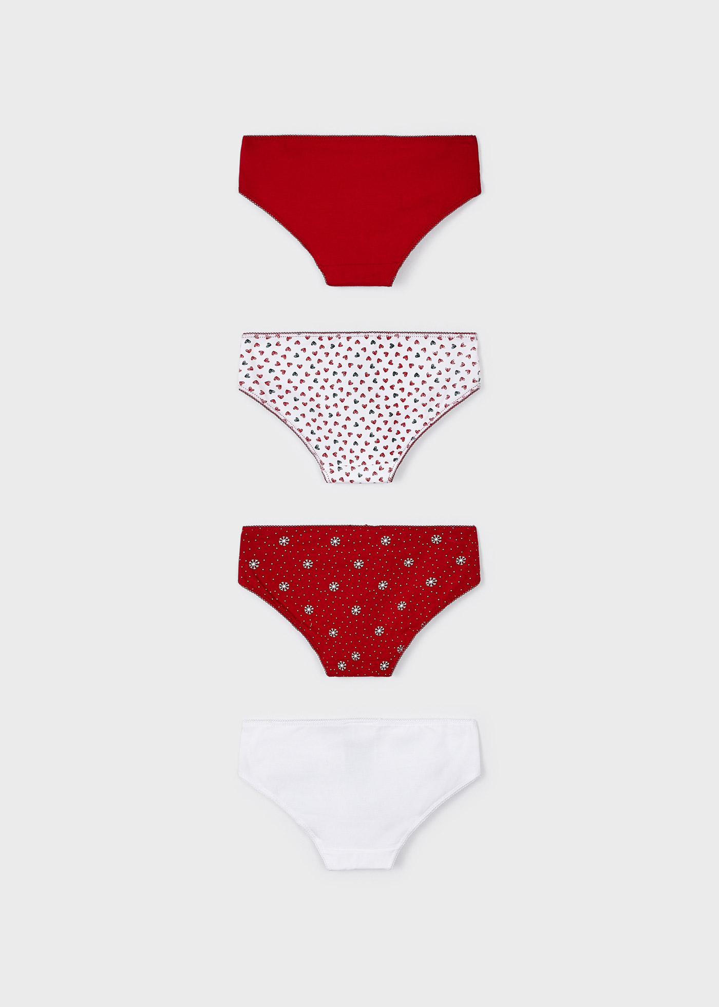 Conjunto de 4 calcinhas para meninas