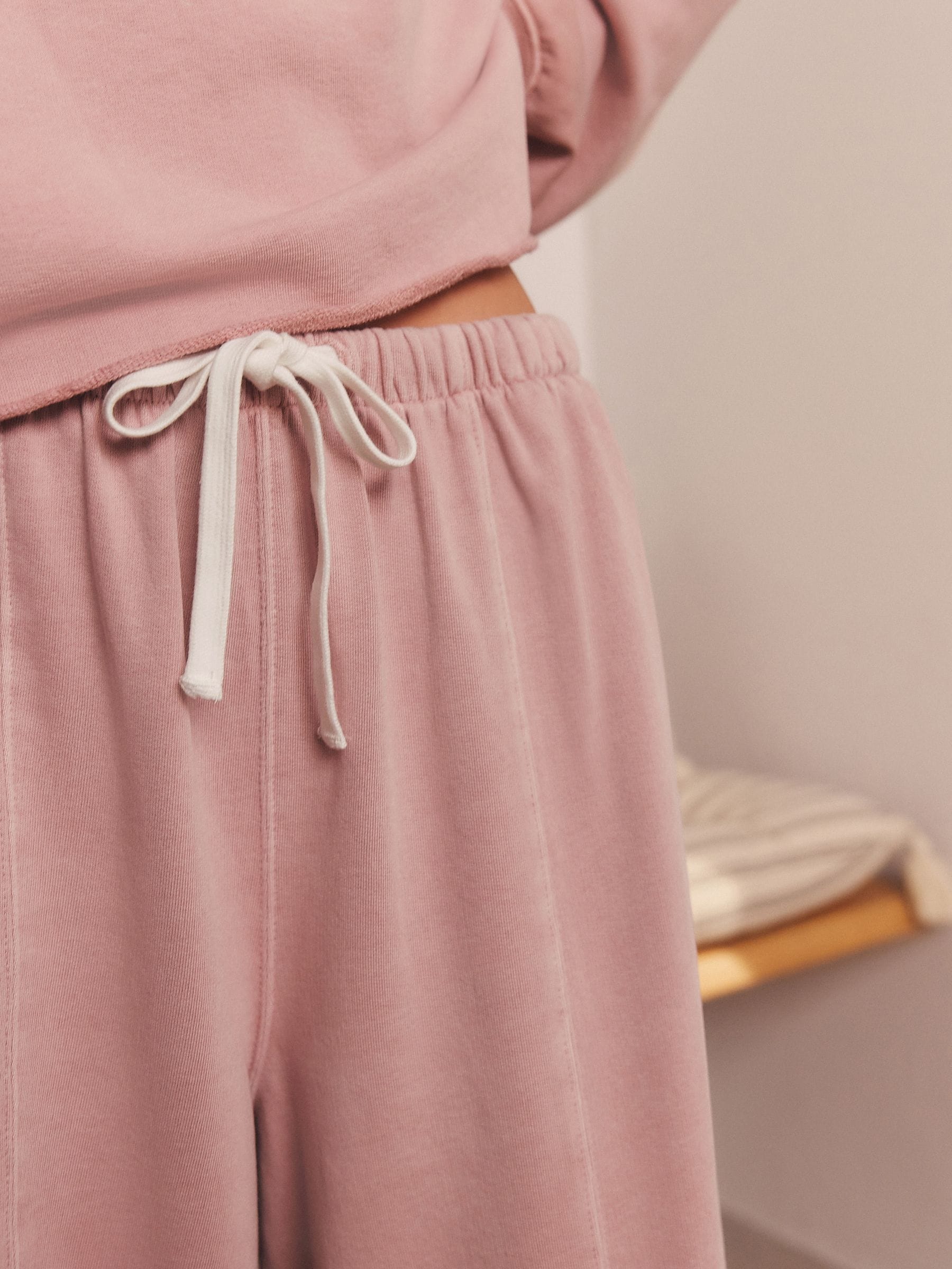 Roze - Barrel jeans joggingbroeken