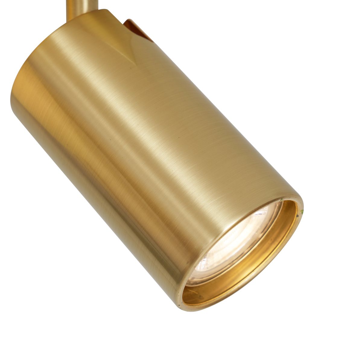 Moderne plafondlamp messing 2-lichts kantelbaar - Lesly