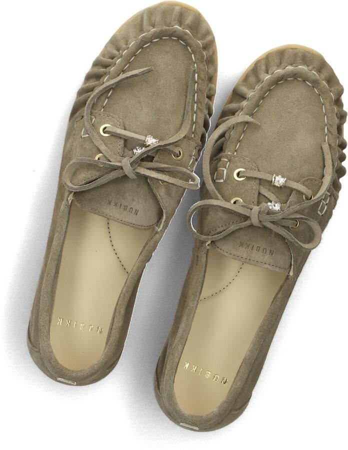 NUBIKK Mocassins Dames Riley Jade Maat: 42 Materiaal: Suède Kleur: Taupe