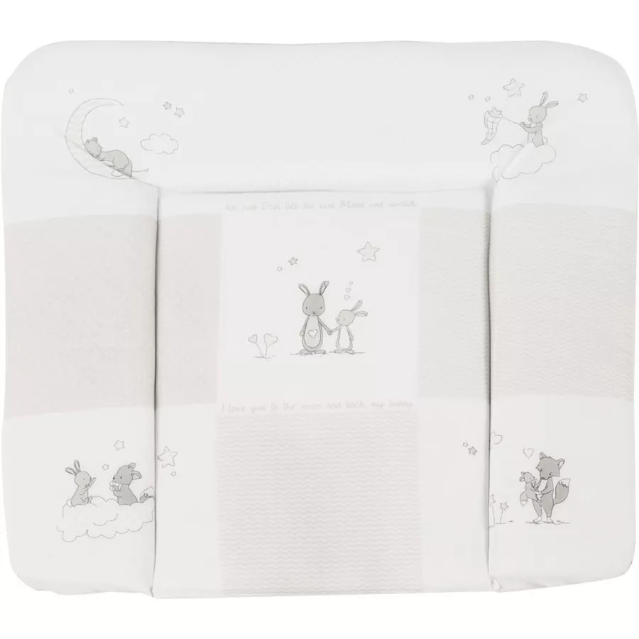 ROBA Wickelauflage 85x75cm Fox & Bunny