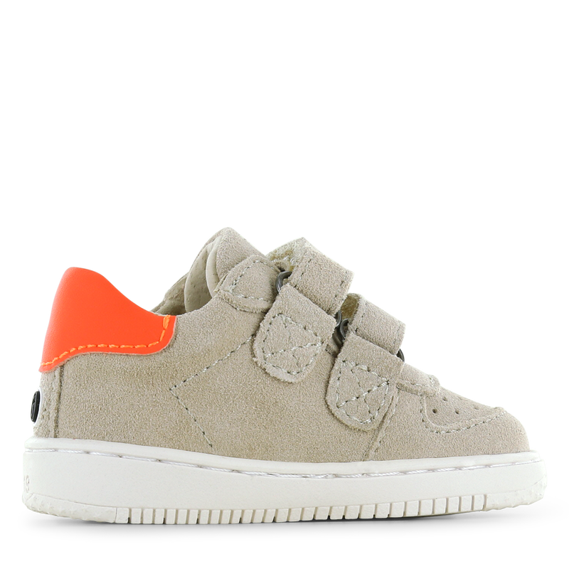 Shoesme beige sneakertje Microfiber leer, Suède | Jongens schoenen