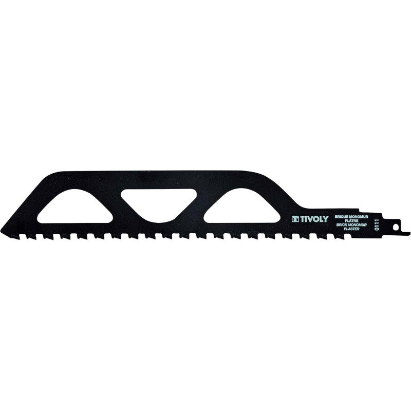 Lame de scie sabre Carbure Tivoly Technic spéciale brique monomur et plâtre
