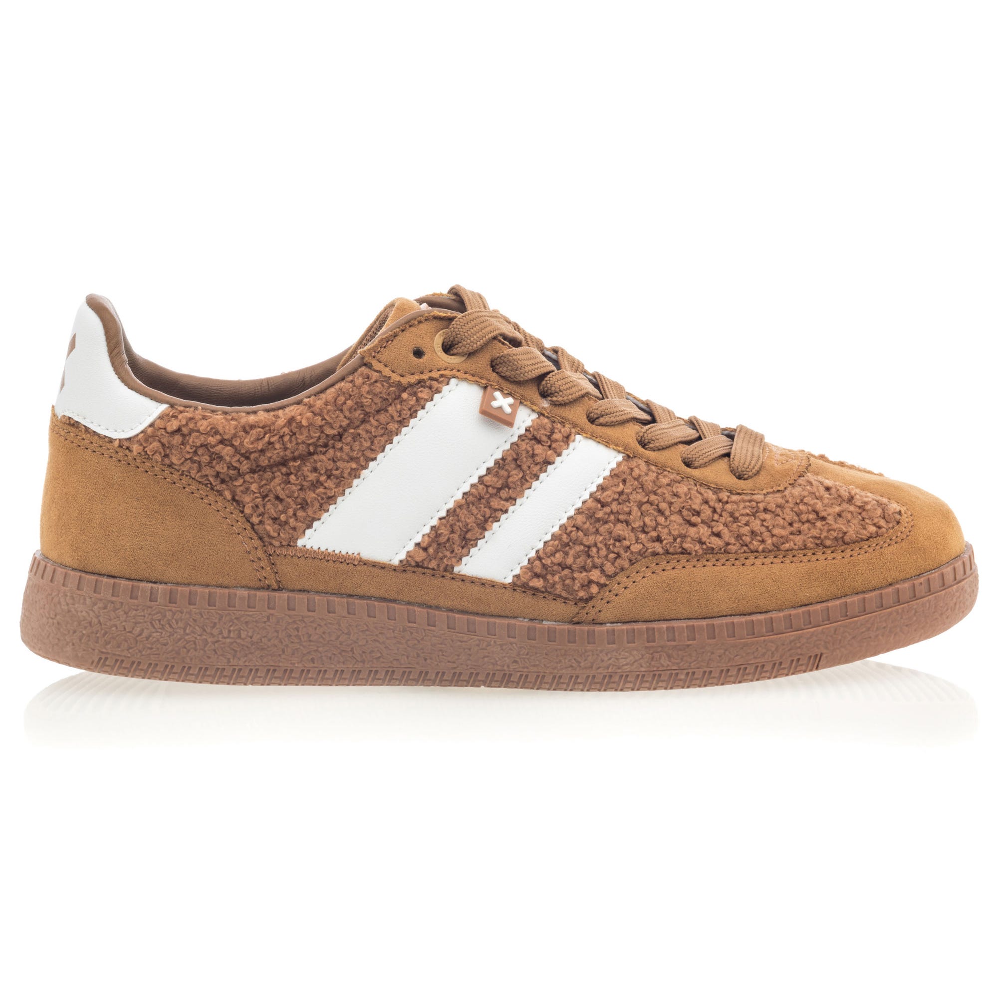 Baskets basses Femme camel