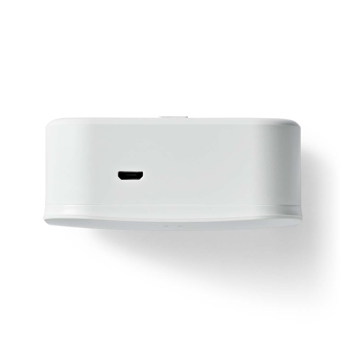 Nedis SmartLife-Klokke | 433 MHz | Tilbehør til: WIFICDP10GY / WIFICDP30WT / WIFICDP40CWT | Batteri drevet / USB-Strøm | 4 Lyder | 4.5 V DC / 5 V DC | Justerbar volum | Hvit