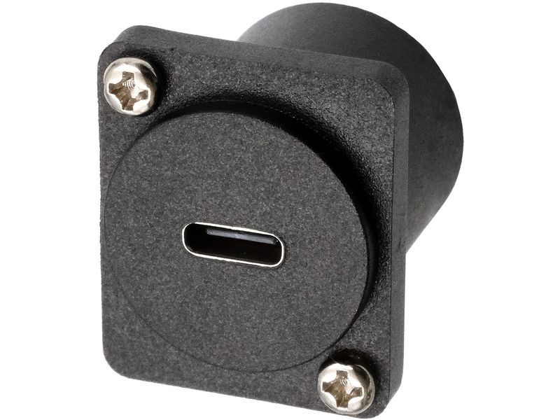 Exsys USB 3.1 Adapter D-Typ USB-C Buchse - USB-C Stecker D-Typ Adapter USB-C Buchse zu Stecker, USB 3.2 Gen 2