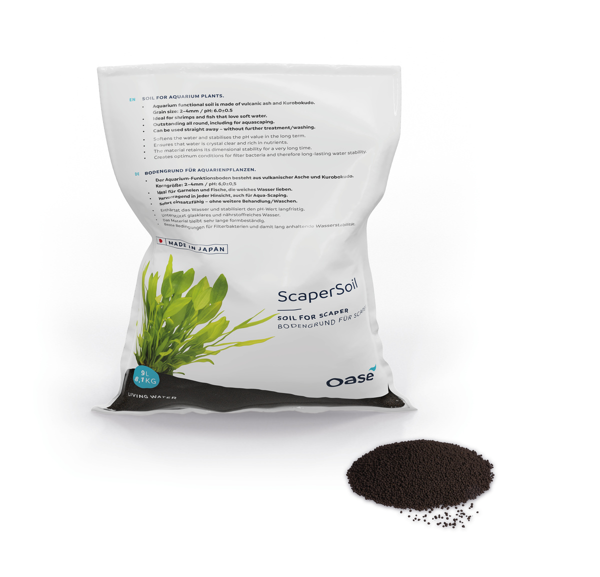 Oase ScaperSoil 9 liter | Aquariumbodem