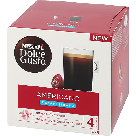 Koffeinfri Americano kaffekapsler
