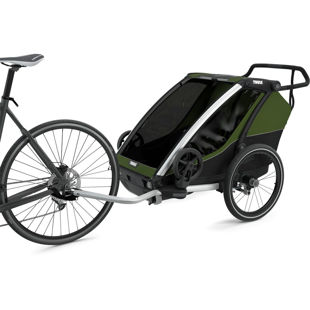 Thule Chariot Cab Fahrradanhänger 2 Sitzer cypress green 2022
