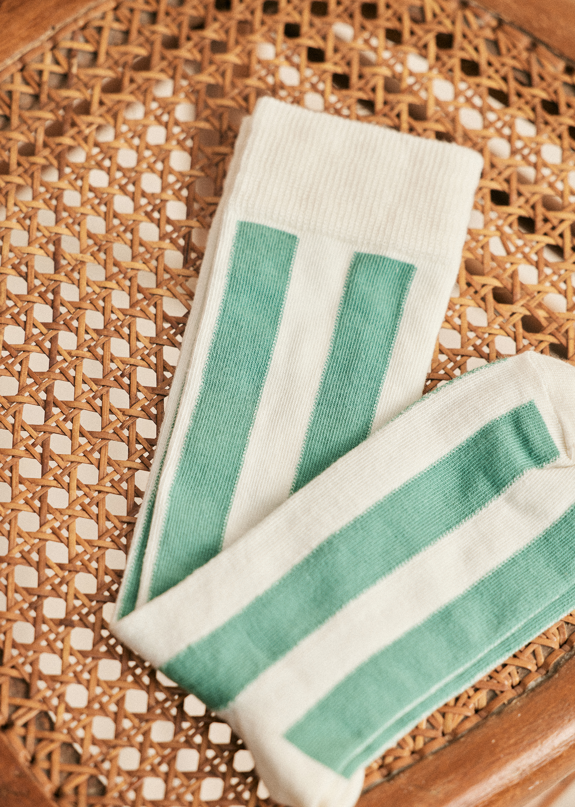 Chaussettes Fenway - Sauge / Écru - POUR LUI 5906559